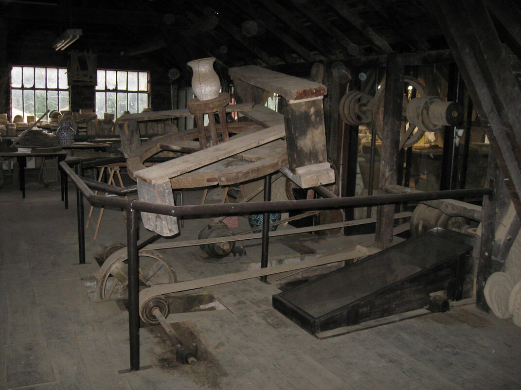 A potter&#39;s wheel in Cazaux