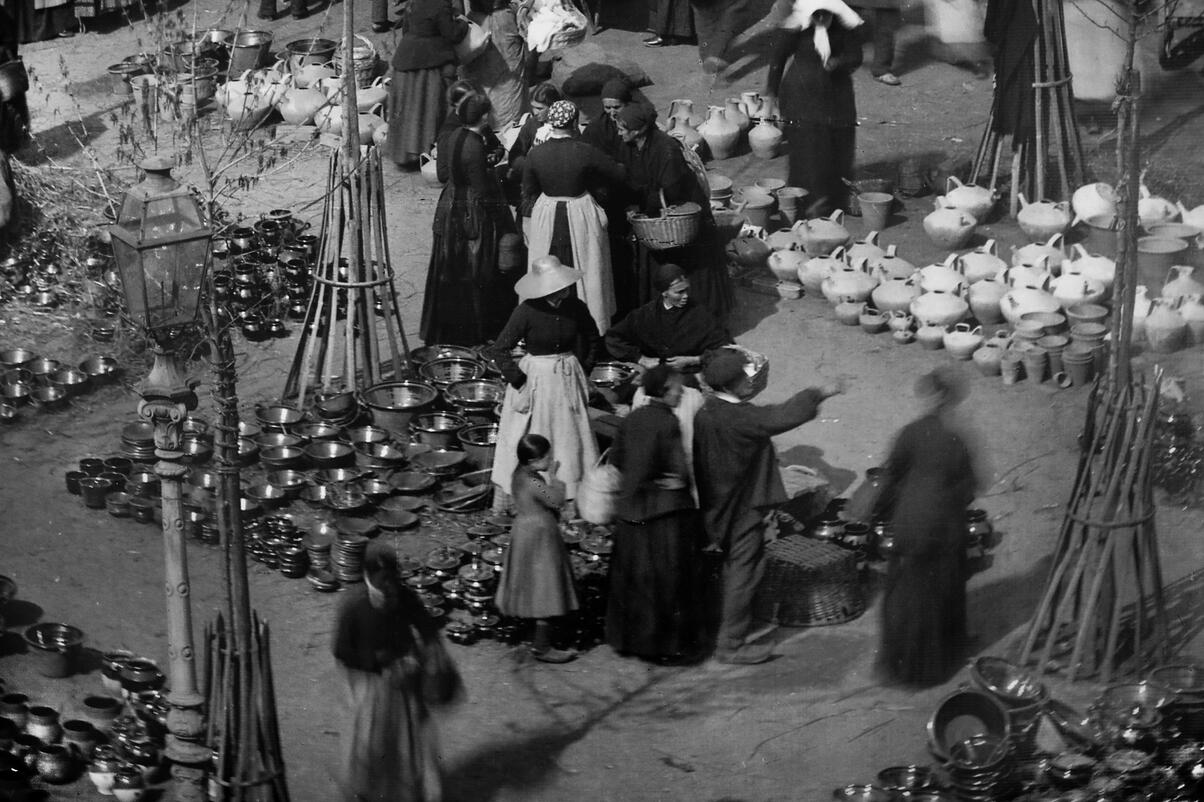 Marché Potier Dax - Vers 1880