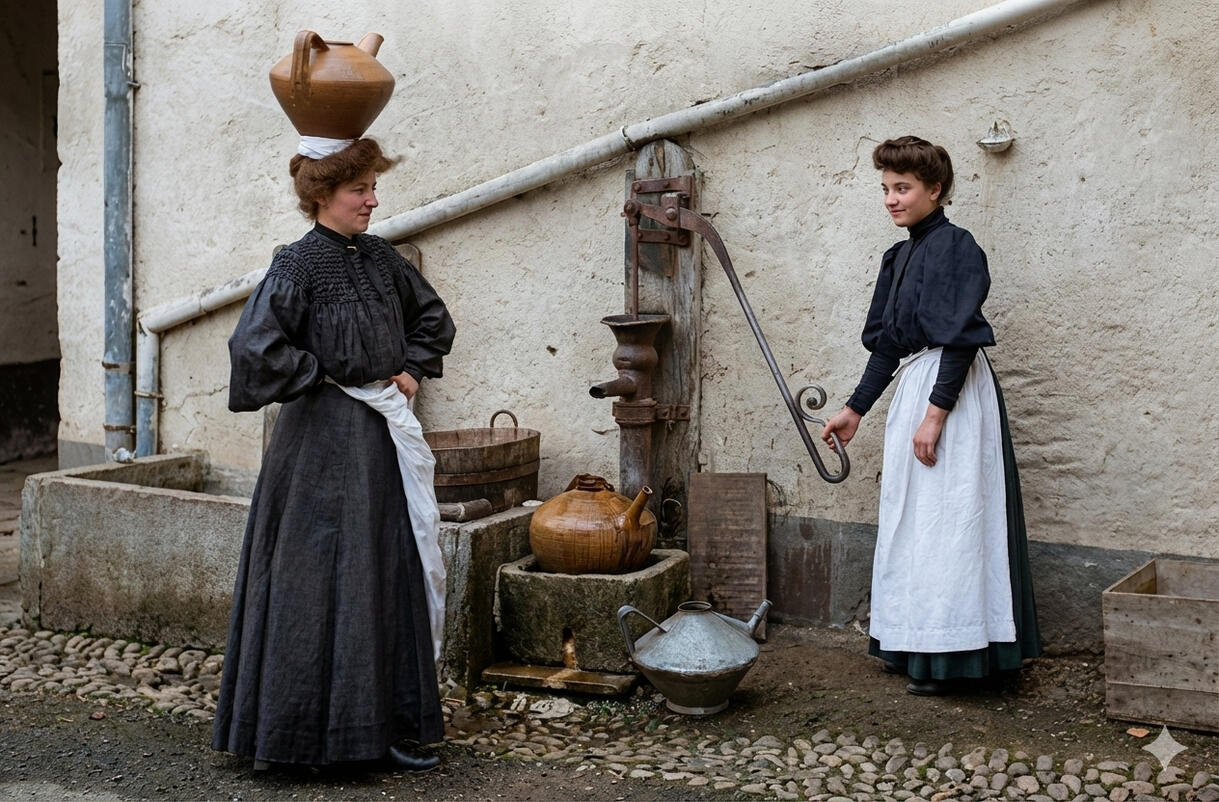 Porteuse d'eau
