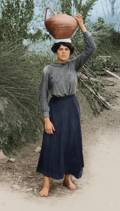 Porteuse d'eau
